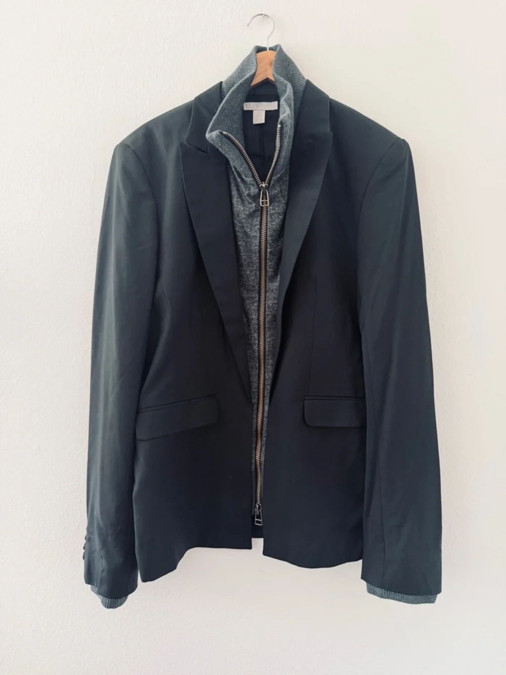 Adidas SLVR Wool Sweater Blazer
